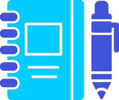 icône de vecteur de carnet de croquis