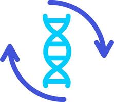icône de vecteur d'adn