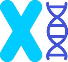 chromosome vecteur icône