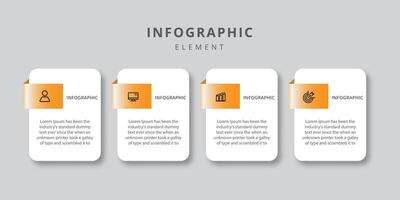 vecteur vecteur illustration affaires chronologie infographie graphique modèle conception