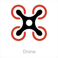 drone et La technologie icône concept vecteur