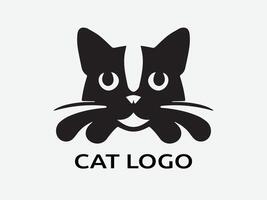 modèle de vecteur de conception de logo de chat