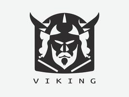 viking logo conception icône symbole vecteur illustration