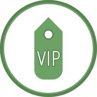 VIP passer plat cercle icône vecteur