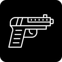 icône de vecteur de pistolet