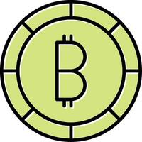 icône de vecteur de bitcoin