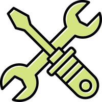 réparer outils vecteur icône