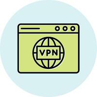 icône de vecteur vpn