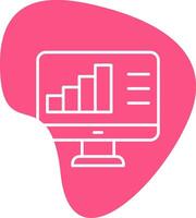 icône de vecteur d'analyse de données