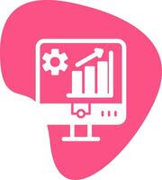 icône de vecteur d'analyse de marché
