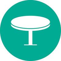 rond table glyphe cercle icône vecteur