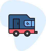 icône de vecteur de caravane