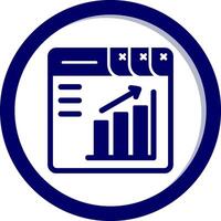 icône de vecteur de croissance