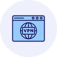 icône de vecteur vpn