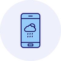 icône de vecteur d'application météo