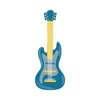 icône de musique instrument de guitare électrique vecteur