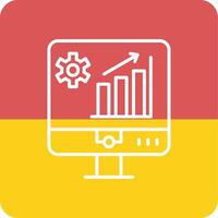 icône de vecteur d'analyse de marché