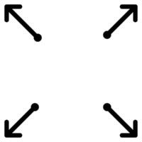 La Flèche icône diagramme graphique, infographie, élément, vecteur