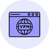 icône de vecteur vpn