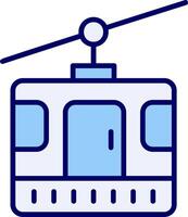 icône de vecteur de cabine de téléphérique