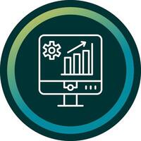 icône de vecteur d'analyse de marché