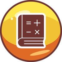 icône de vecteur de livre de mathématiques