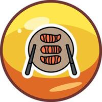 icône de vecteur de sushi