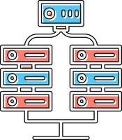 icône de vecteur de serveur