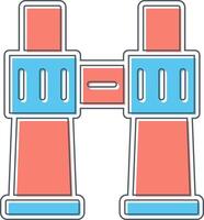 icône de vecteur de jumelles