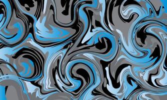liquide Contexte. abstrait horizontal Contexte avec coloré vagues. bleu fluide. vecteur