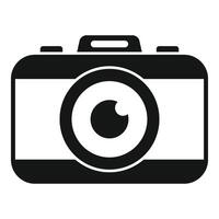 Voyage caméra risque icône Facile vecteur. la finance content vecteur