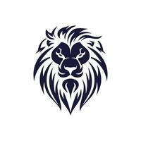 ai généré Lion tête logo icône.premium Roi animal signe. vecteur illustration.