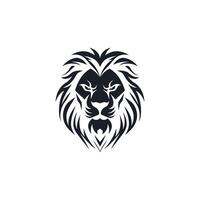 ai généré Lion tête logo icône.premium Roi animal signe. vecteur illustration.