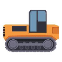 industrie crawler icône dessin animé vecteur. machine mobile vecteur