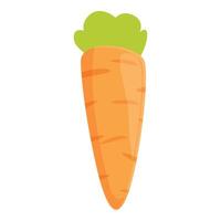 Frais carotte icône dessin animé vecteur. enfant se soucier produit vecteur