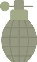 grenade plat lumière icône vecteur