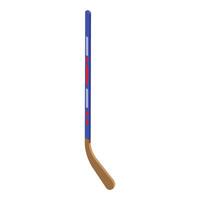 en bois le hockey bâton icône isométrique vecteur. la glace sport Jeu vecteur