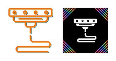 Icône de vecteur d'imprimante 3D