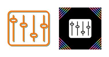 icône de vecteur d'égaliseur