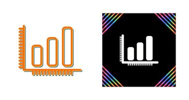 icône de vecteur de graphique à barres
