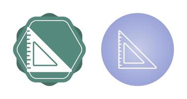 icône de vecteur de règle triangulaire