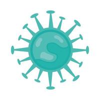 icône de particules pandémiques du virus covid19 vecteur