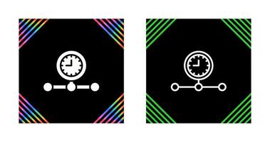 icône de vecteur de chronologie