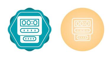 icône de vecteur de compteur électrique