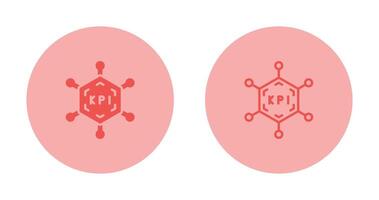 clé performance indicateurs vecteur icône