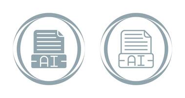 document format vecteur icône