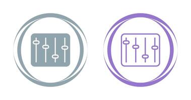 icône de vecteur d'égaliseur