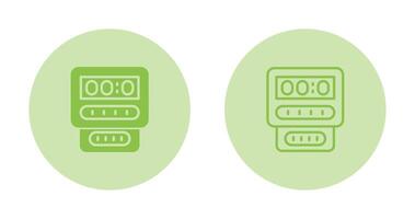 icône de vecteur de compteur électrique