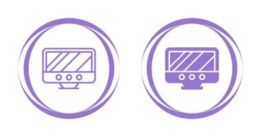 icône de vecteur de moniteur