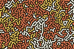 abstrait vecteur illustration Caractéristiques une complexe biologique Labyrinthe avec vibrant Orange accents, rappelant de biologique structures, offre une Créatif et moderne décor élément